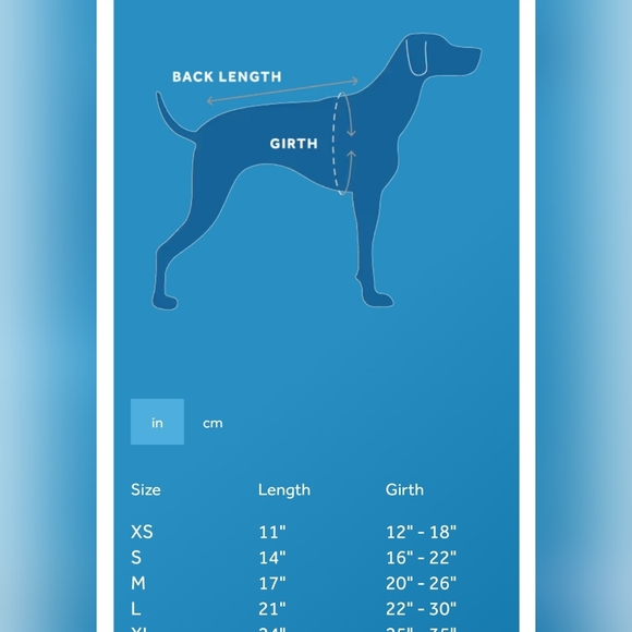 Blue plaid dog Rain jacket rain poncho size large - Picture 4 of 4